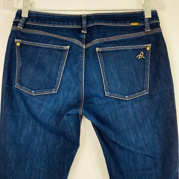 DL1961 Angel Mid Rise Skinny Ankle Jeans Dark Wash - Picture 4 of 12